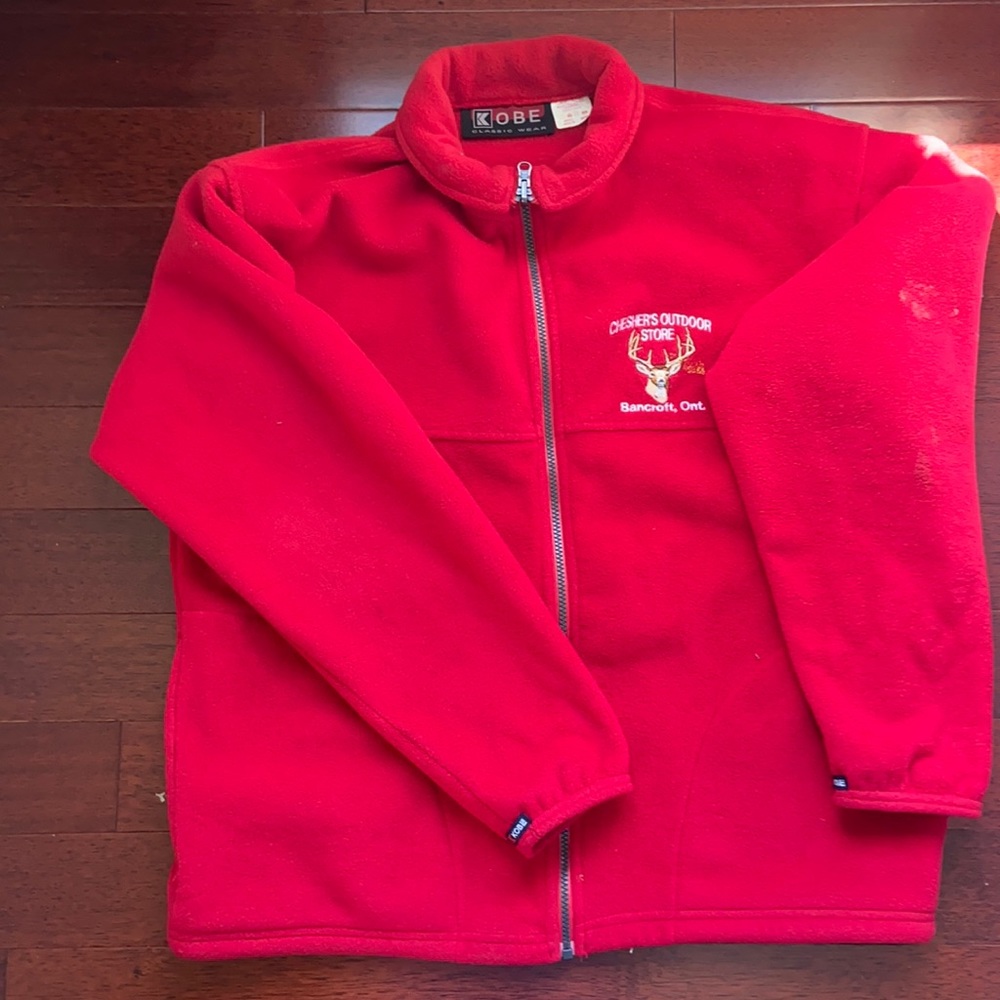 Soft fleece red jacket. - Picture 1 of 3